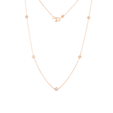 DIAMONDS BY THE INCH 5 STATION NECKLACE