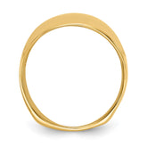 14k Polished Dome Ring