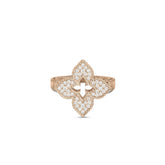 VENETIAN PRINCESS PAVE DIAMOND MEDIUM FLOWER RING