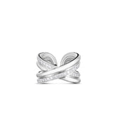 CIALOMA DIAMOND CROSSOVER RING