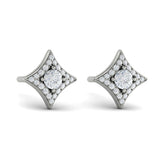 Diamond Vlora Star Stud Earrings