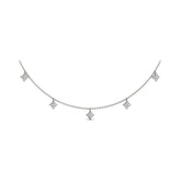 Diamond Multi Vlora Star Tassel Necklace