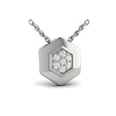 Diamond Honeycomb Pendant