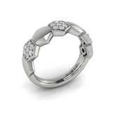 Alternating Diamond Cluster Honeycomb Ring