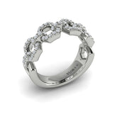 Diamond Link Ring