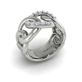 Diamond Interlaced Ring