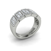 Diamond Baguette Statement Ring