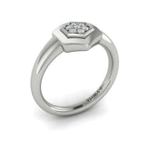 Diamond Cluster Single Honeycomb Ring