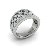 Diamond Open Weave Ring