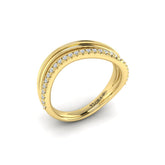 Double Wave Ring