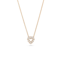 TINY TREASURES DIAMOND HEART NECKLACE