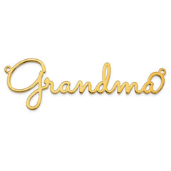 10k Yellow Gold Polished Sacramento Font Name Plate