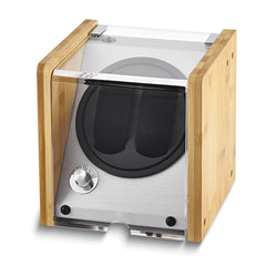 Luxury Giftware by Jere Bamboo Double Watch Winder
