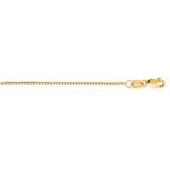 14K Yellow Gold .75mm Classic Box 24 Chain with Lobster Lock