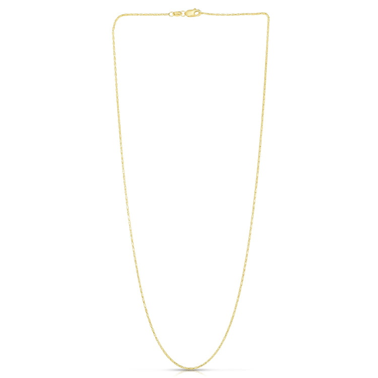 14K Yellow Gold 0.9mm Lumina 16 Chain with Lobster Lock