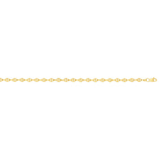 14K Yellow Gold 4.5mm Lite Anchor 24 Chain with Lobster Lock
