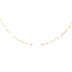 14K Yellow Gold 1mm Round Omega with Screw Back Lock