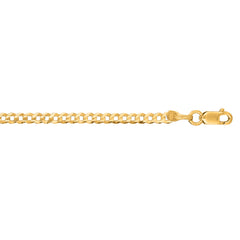 14K Yellow Gold 20 2.6mm Comfort Curb Chain