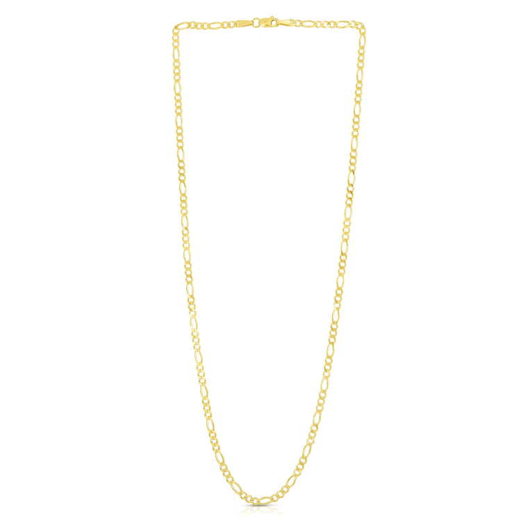 14K Yellow Gold 16 2.8mm Figaro Chain