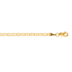 14K Yellow Gold 16 3.2mm Mariner Chain