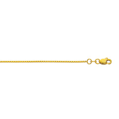 10K Yellow Gold 0.94mm Classic Box 30 Chain with Lobster Lock