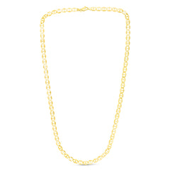 10K Yellow Gold 5.5mm Mariner 30 Chain with Lobster Lock