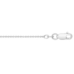 Sterling Silver Not Applicable Round Cable 30 Chain with Lobster Clasp