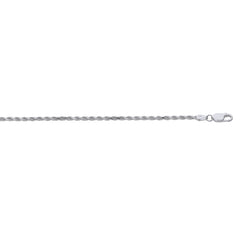 Sterling Silver 2.2mm Rope 18 Chain with Lobster Clasp
