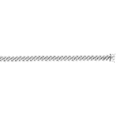Sterling Silver 9.8mm Miami Cuban 26 Chain with Box Lock