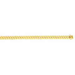 10K Yellow Gold 26 3.9mm Classic Miami Cuban Chain with Box Lock