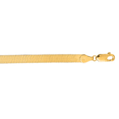 10K Yellow Gold 4.6mm 22 Herringbone Chain