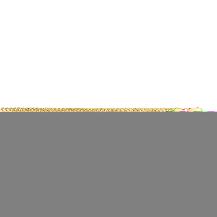 Silver (14k Yellow Gold Plated) 20 3.8mm Diamond Cut Lite Round Franco Chain Necklace with Lobster Clasp.