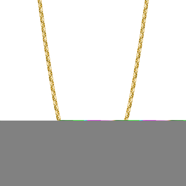 14K Yellow Gold 3mm Polished Lite Anchor 22 Chain with Lobster Clasp