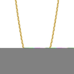14K Yellow Gold 3mm Polished Lite Anchor 22 Chain with Lobster Clasp