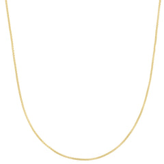 14K Yellow Gold 1.3mm Popcorn 20 Chain with Lobster Clasp