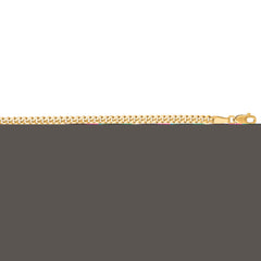14K Yellow Gold 3.6mm Gourmette 22 Chain