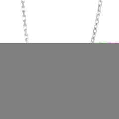 Sterling Silver 2.8mm 20 French Cable Chain with Lobster Clasp. Item is rhodium plated.