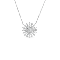 TINY TREASURES DIAMOND SUNBURST NECKLACE