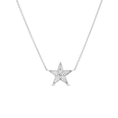 TINY TREASURES DIAMOND 5 POINT STAR NECKLACE
