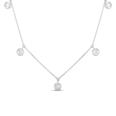 DIAMONDS BY THE INCH DANGLING FIVE STATION NECKLACE