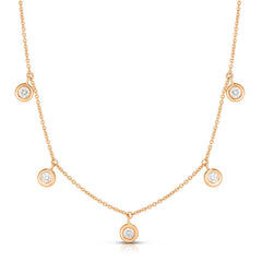DIAMONDS BY THE INCH DANGLING FIVE STATION NECKLACE