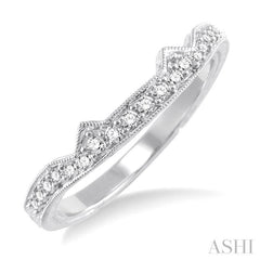 1/5 Ctw Diamond Matching Wedding Band in 14K White Gold