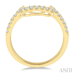 1/3 Ctw Round Cut Diamond Wedding Band in 14K Yellow Gold