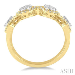 3/4 Ctw Diamond Lovebright Ring in 14K Yellow and White Gold