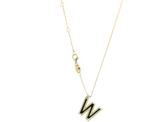 PRINCESS BLOCK LETTER NECKLACE