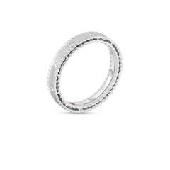 PRINCESS DIAMOND SATIN BAND RING