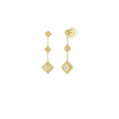 PALAZZO DUCALE DIAMOND ACCENT SATIN SINGLE DROP EARRINGS