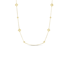 PALAZZO DUCALE MULTI DIAMOND STATION SATIN CHAIN