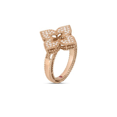 VENETIAN PRINCESS PAVE DIAMOND MEDIUM FLOWER RING