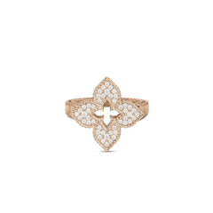 VENETIAN PRINCESS PAVE DIAMOND MEDIUM FLOWER RING